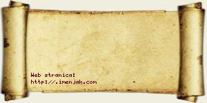 Danijela Vujinović vizit kartica